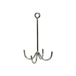 PREMIERE Bridle rack chromed w/4 hooks