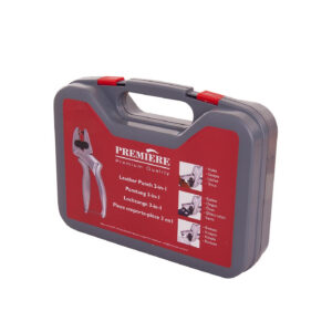 leather punch PREMIERE 3-in-1 in case
