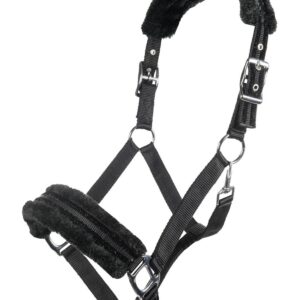 HKM Nylon head collar -Glitter- polar fleece lining