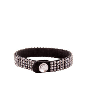 Bracelet BR crystallized w/Rhi nestone button