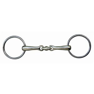 HKM Loose ring snaffle + lozenge 16mm +stainless steel