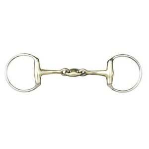 HKM Eggbutt snaffle + lozenge 18 mm + argentan