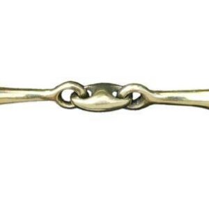 HKM Eggbutt snaffle + lozenge 18 mm + argentan