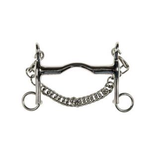 HKM Curb bit, stainless steel, 16 mm, cheek 5 cm