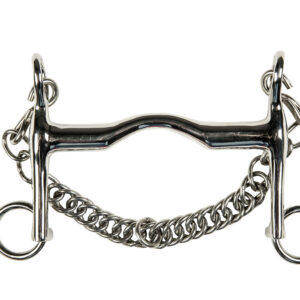 HKM Curb bit, stainless steel, 16 mm, cheek 5 cm