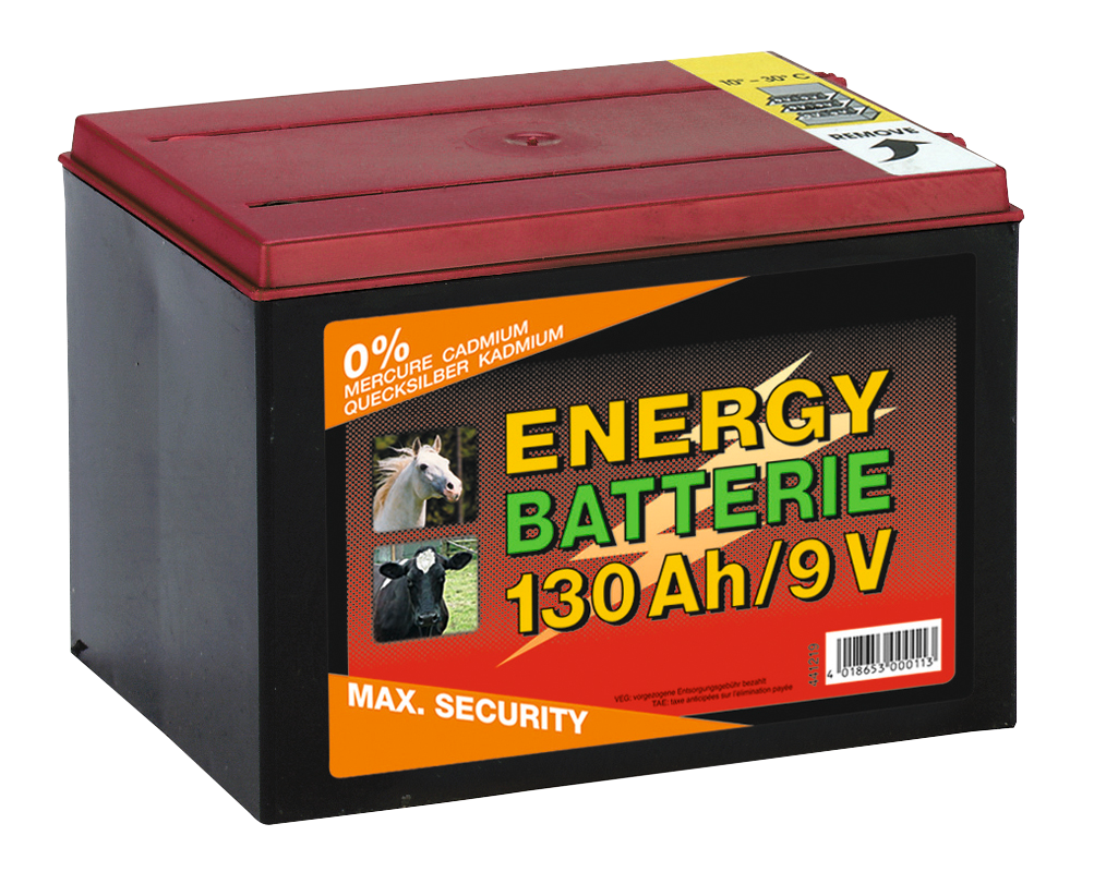 Battery Dry 9V/55Ah (H11.5 x L16.5 x W11.2 cm) 130 Ah