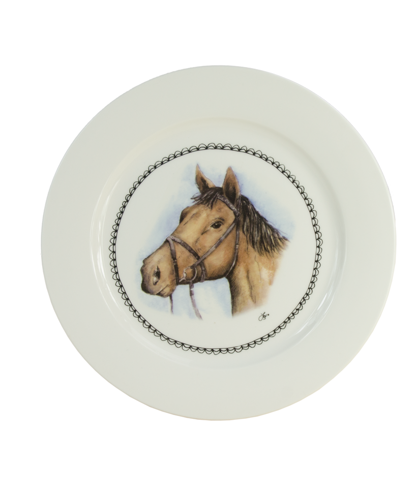 Boerenwinkel Breakfast Plate Horse