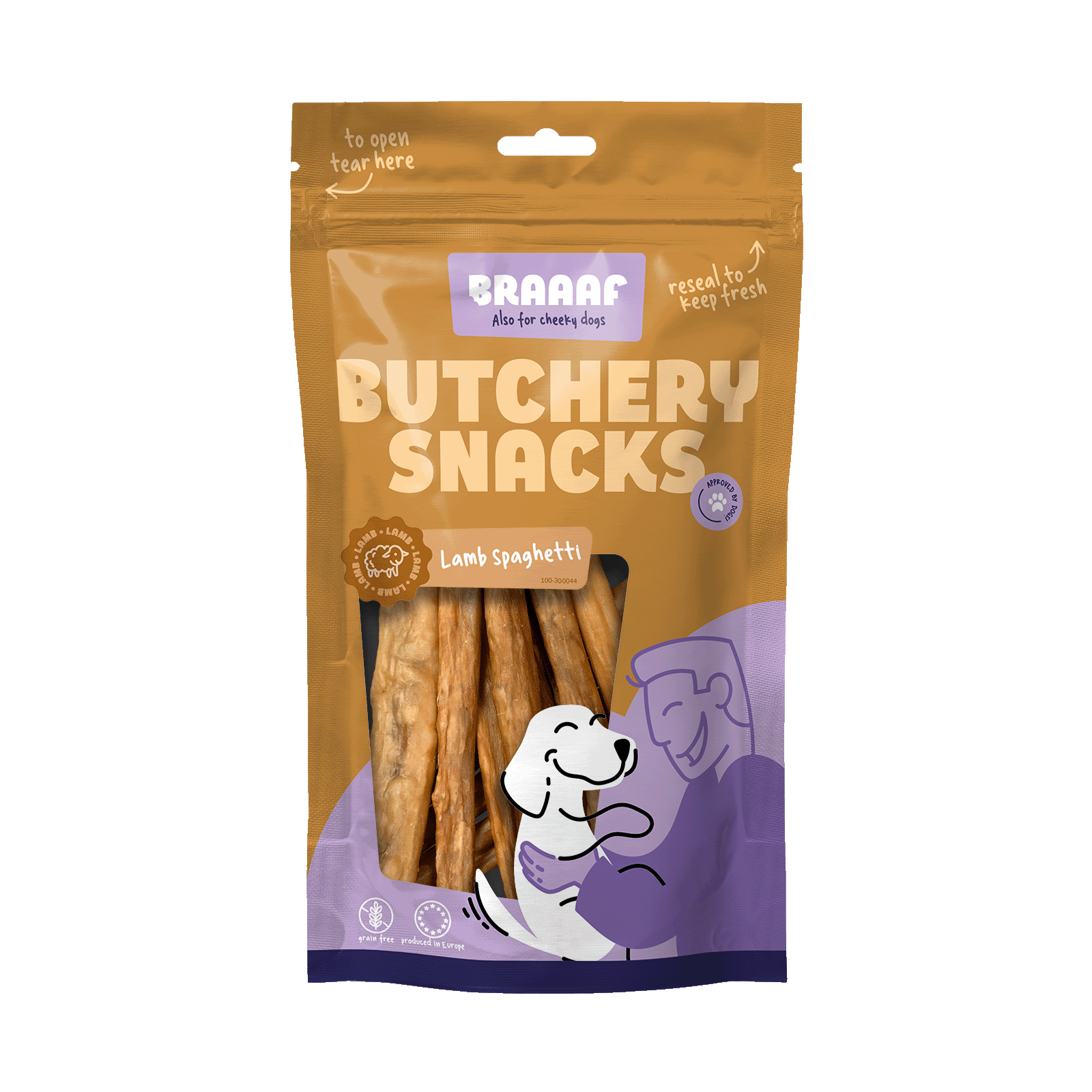 Braaaf Butchery Snacks Lamb Spaghetti 85 g