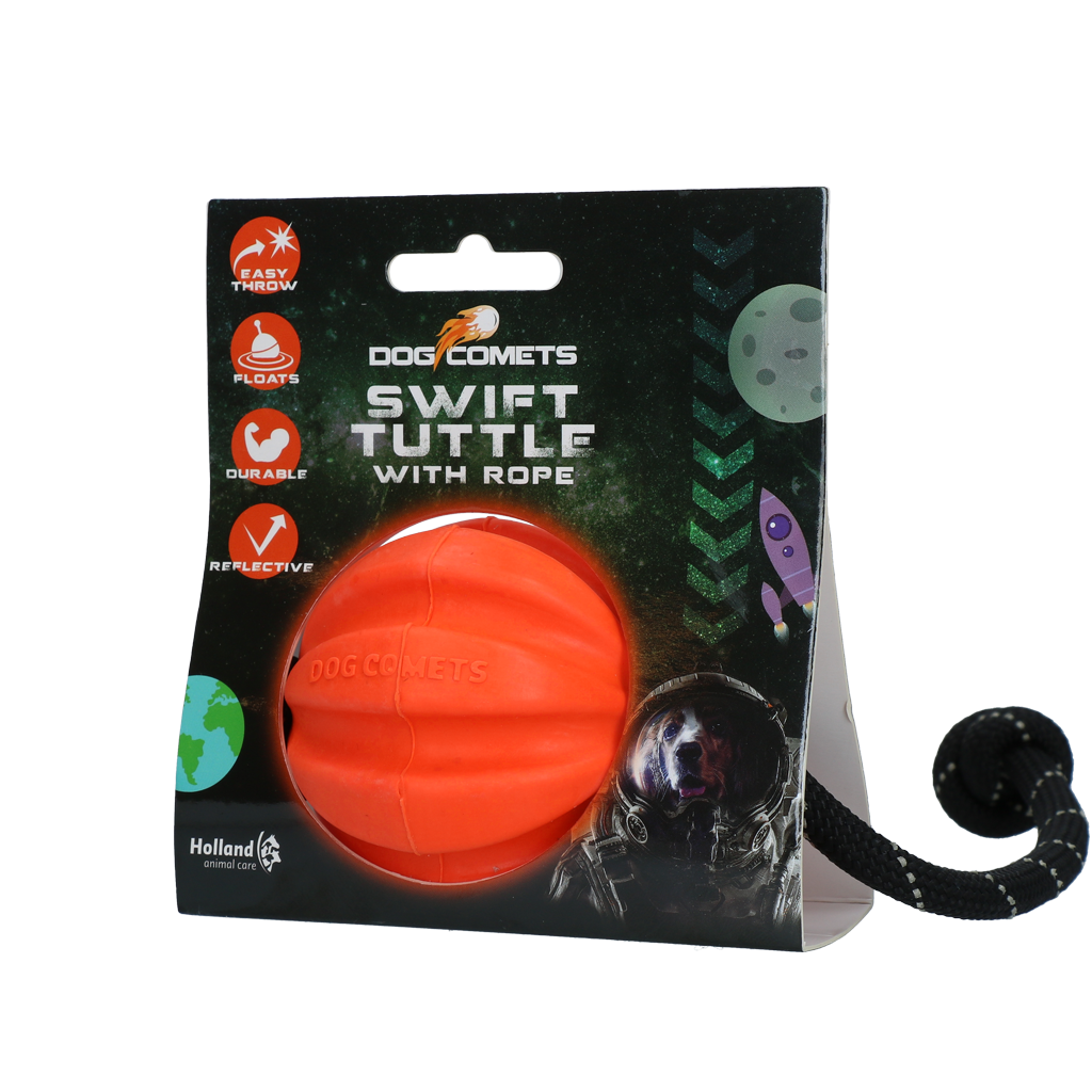 Dog Comets Swift Tuttle With Rope Orange
