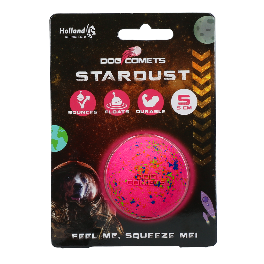 Dog Comets Stardust Pink S