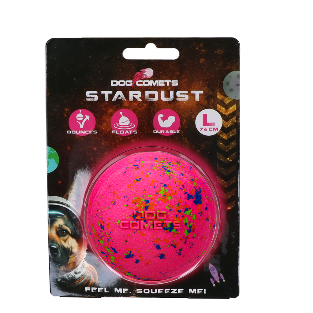 Dog Comets Stardust Pink L