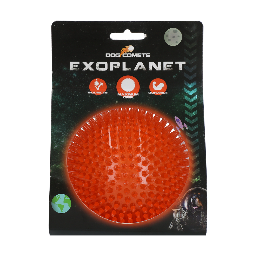 Dog Comets Exoplanet Spiky Ball L Orange