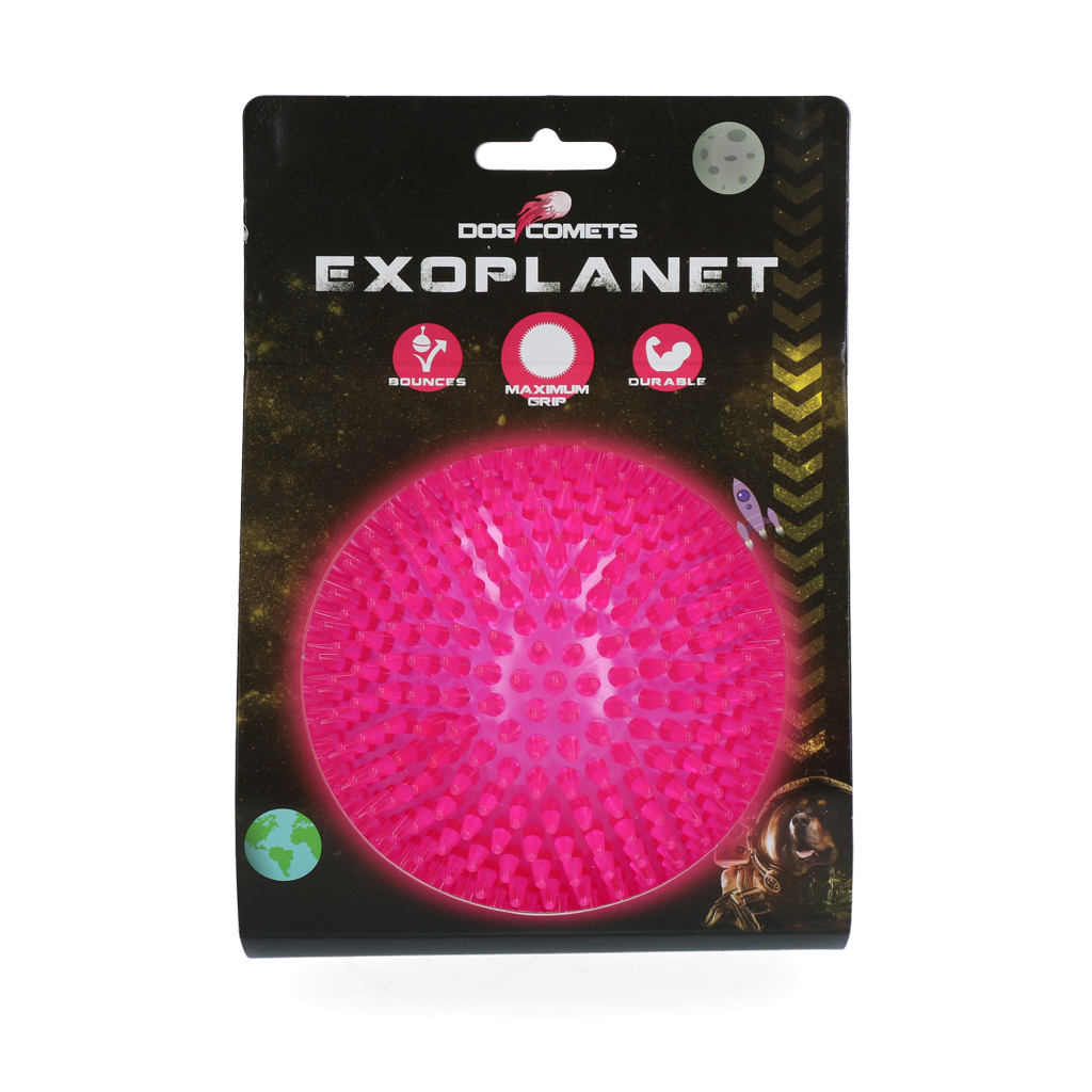 Dog Comets Exoplanet Spiky Ball L Pink