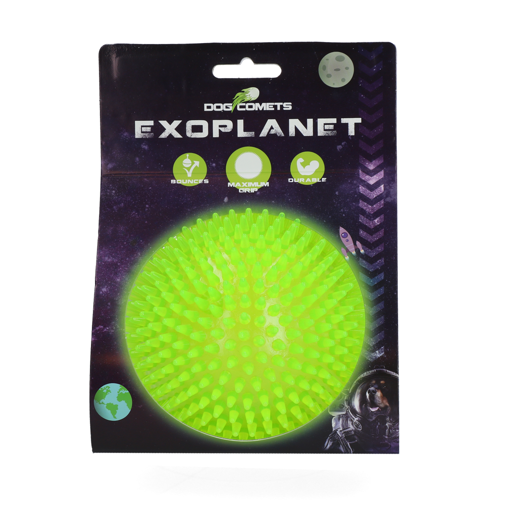 Dog Comets Exoplanet Spiky Ball L Green