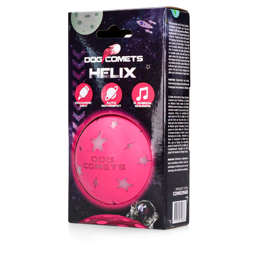 Dog Comets Helix Pink