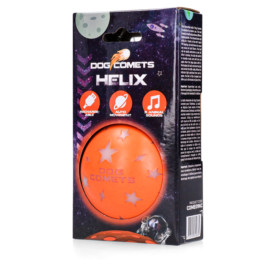 Dog Comets Helix Orange