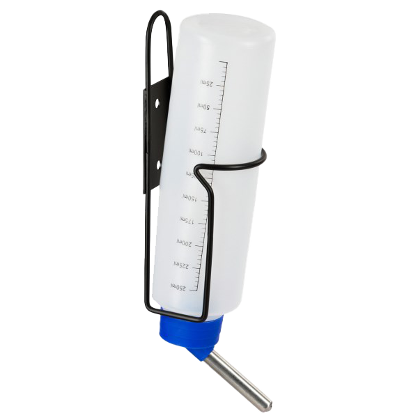 Drinking bottle with metal holder 250 ml