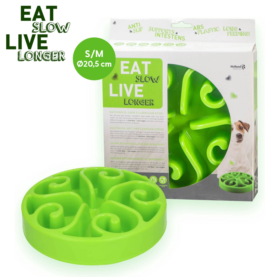 Eat Slow Live Longer Original Green S