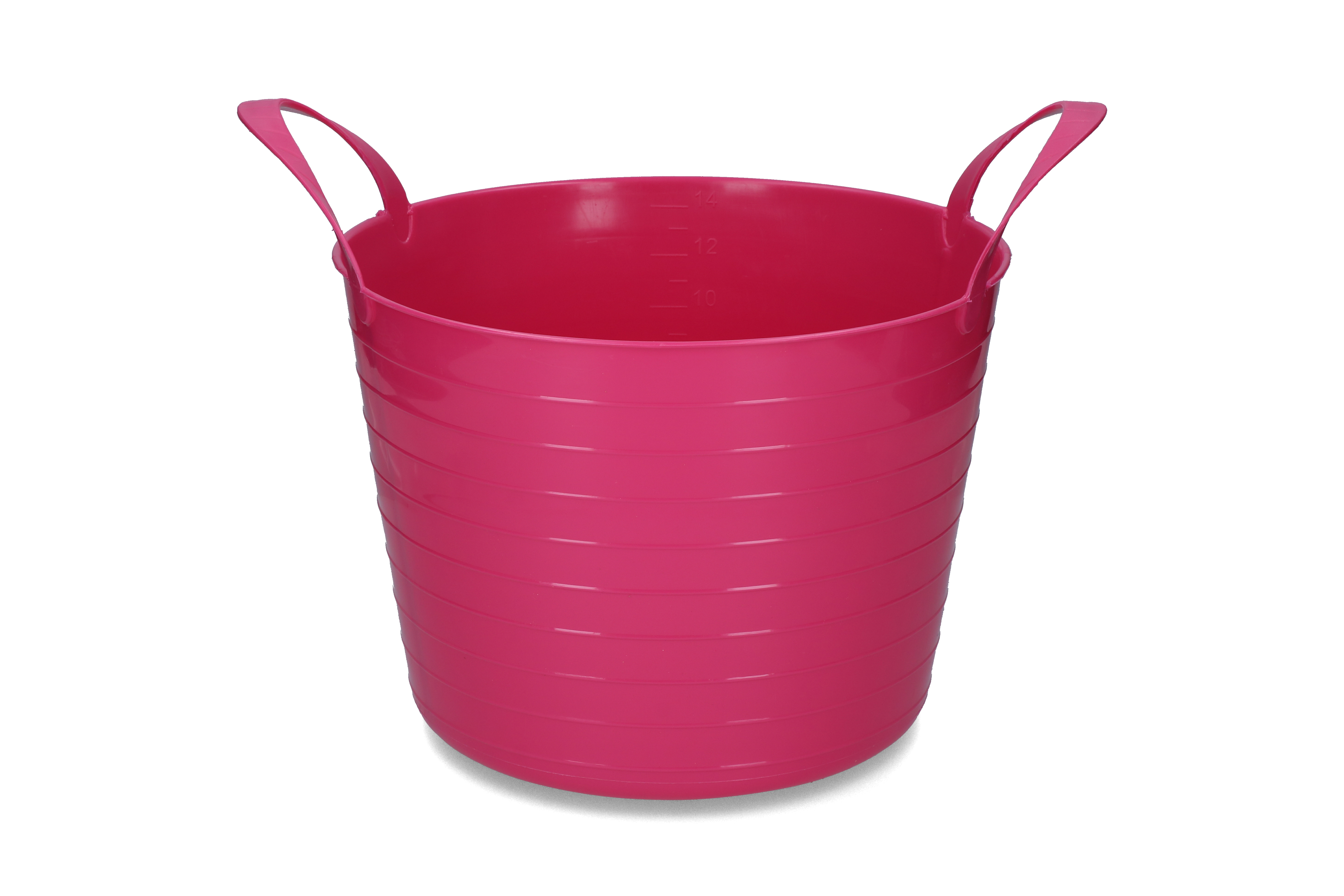 Bucket V-Trug Flexi Blue 14 l Pink