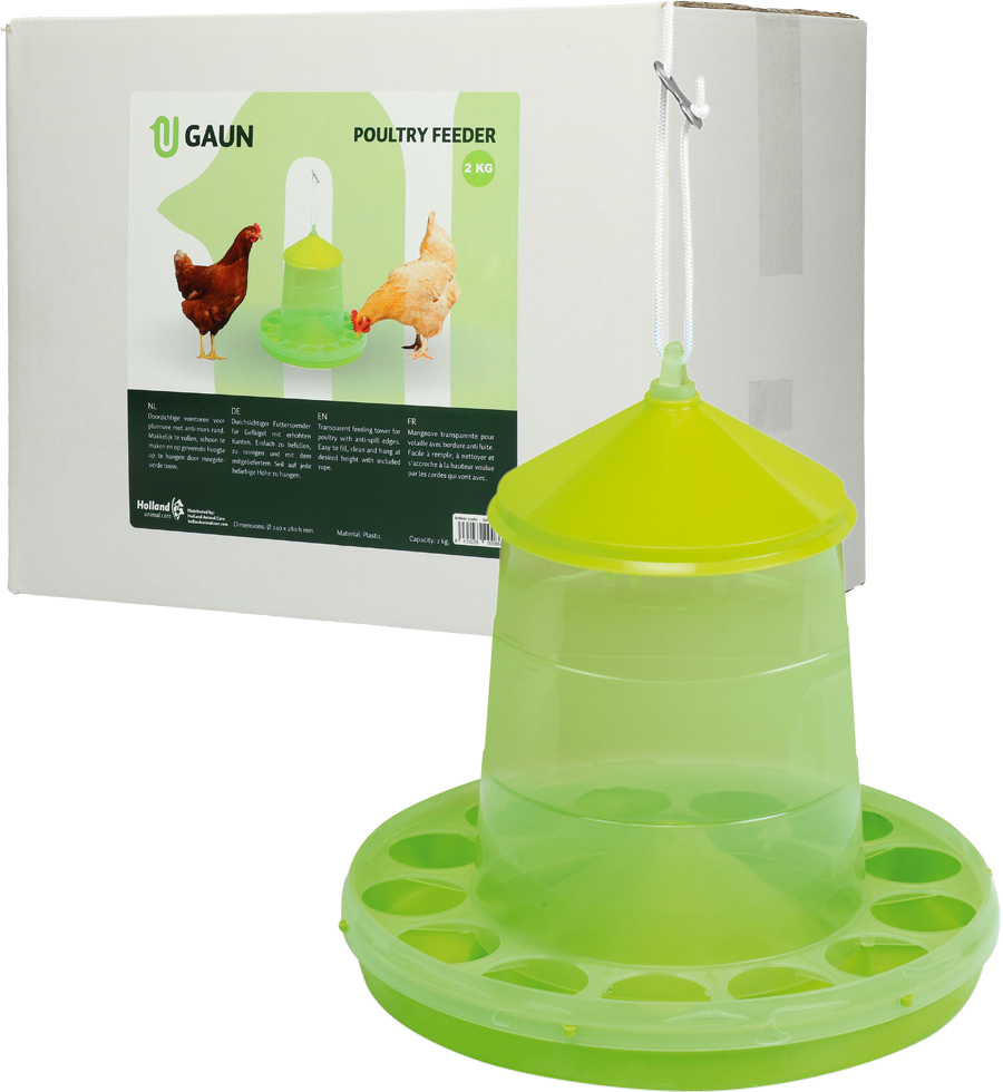 Gaun Poultry Feeder Green Lemon 2 kg