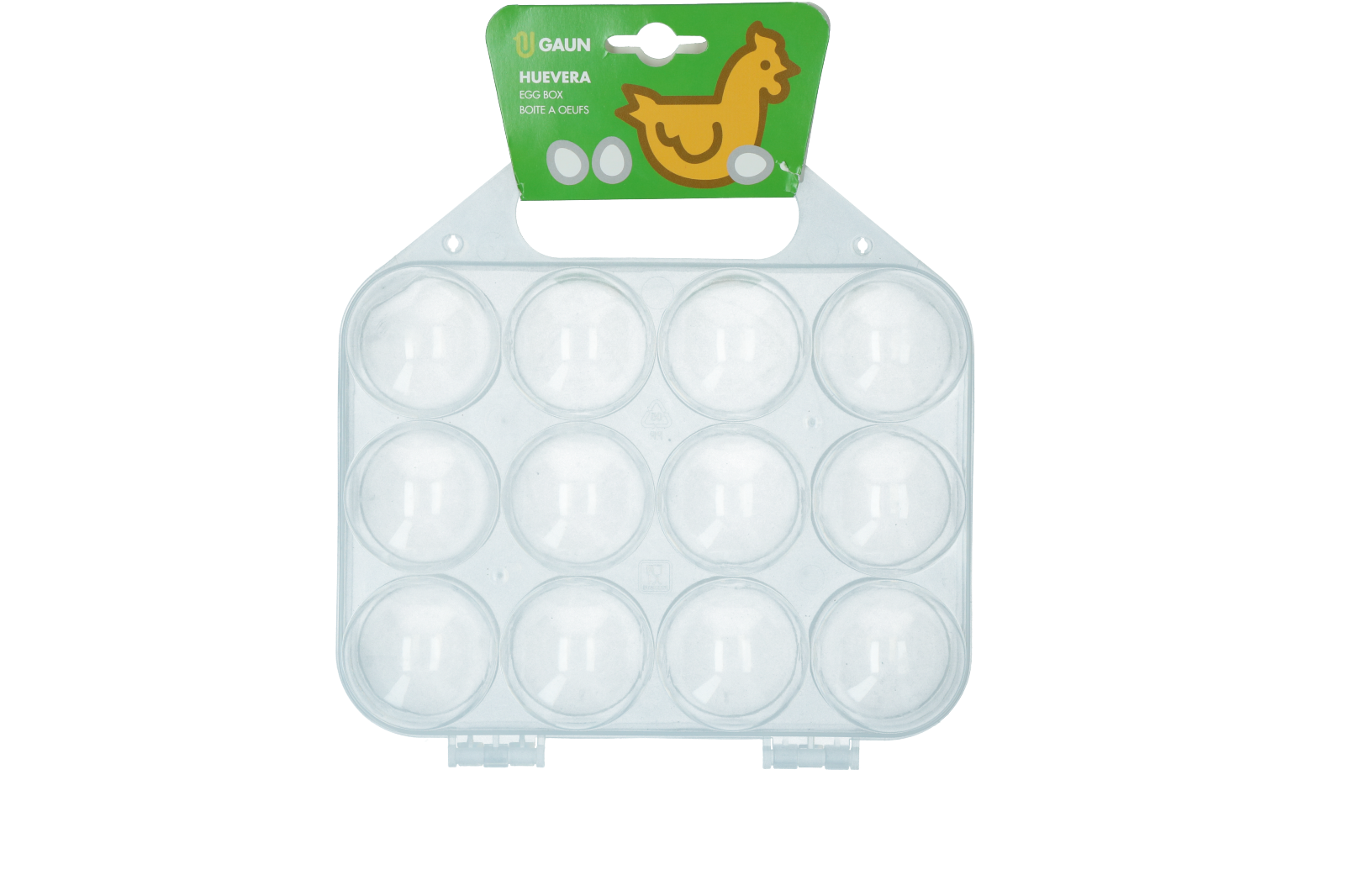 Gaun Poultry Egg Box Transparent