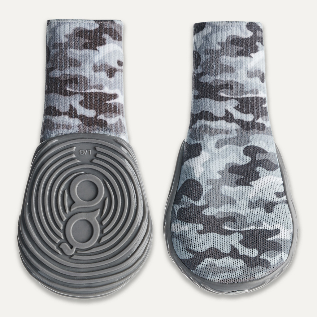 Goo-eez Dog Boots Ultras 2 Per Pack M Camo/Grey