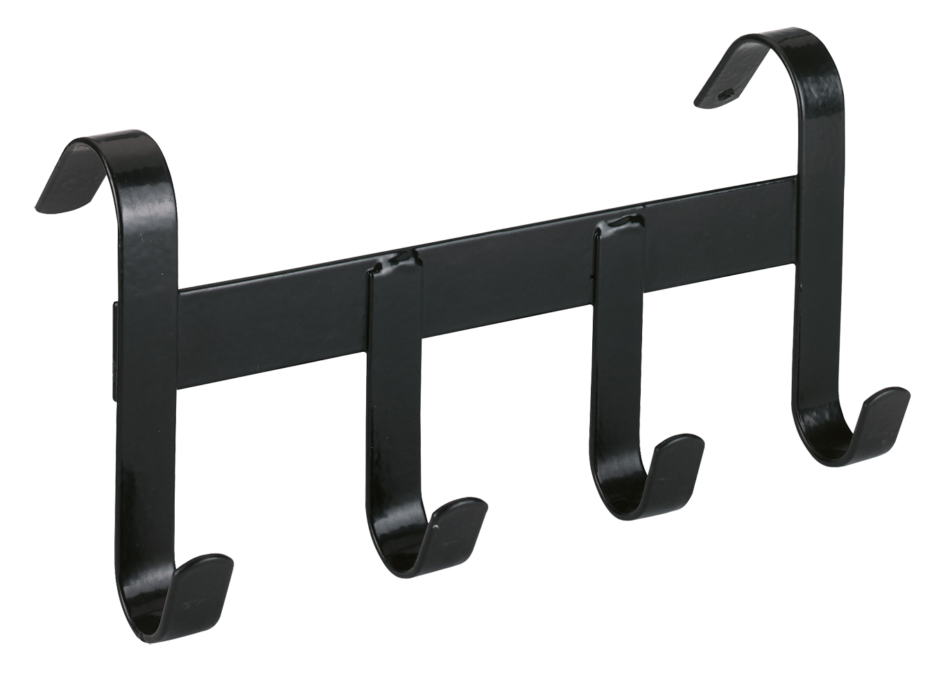 Bridle Bracket metal with 4 hooks to hang up black