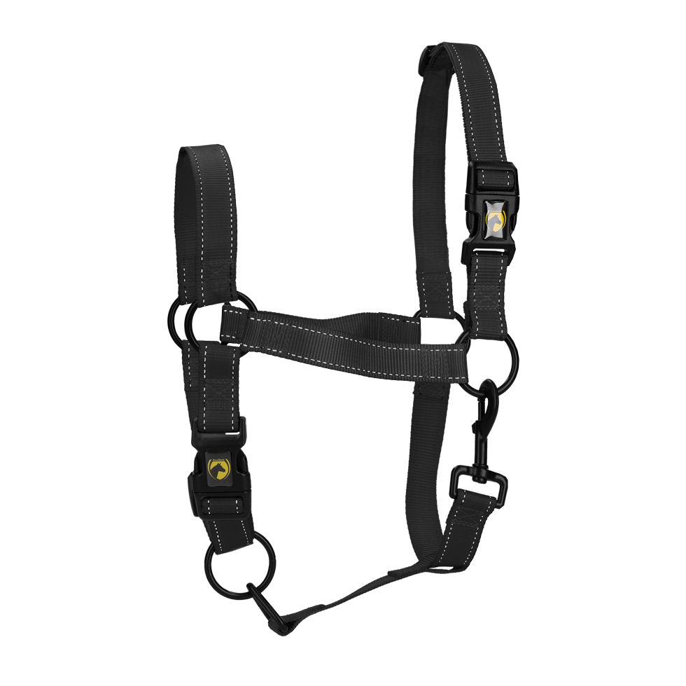 Excellent Premium Halter Black XS