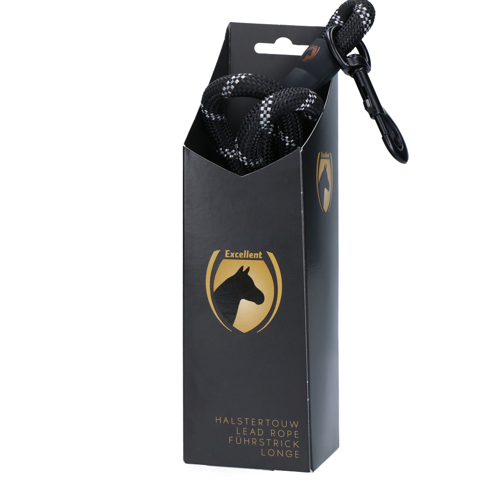 Lead rope Exclusive Reflective Black