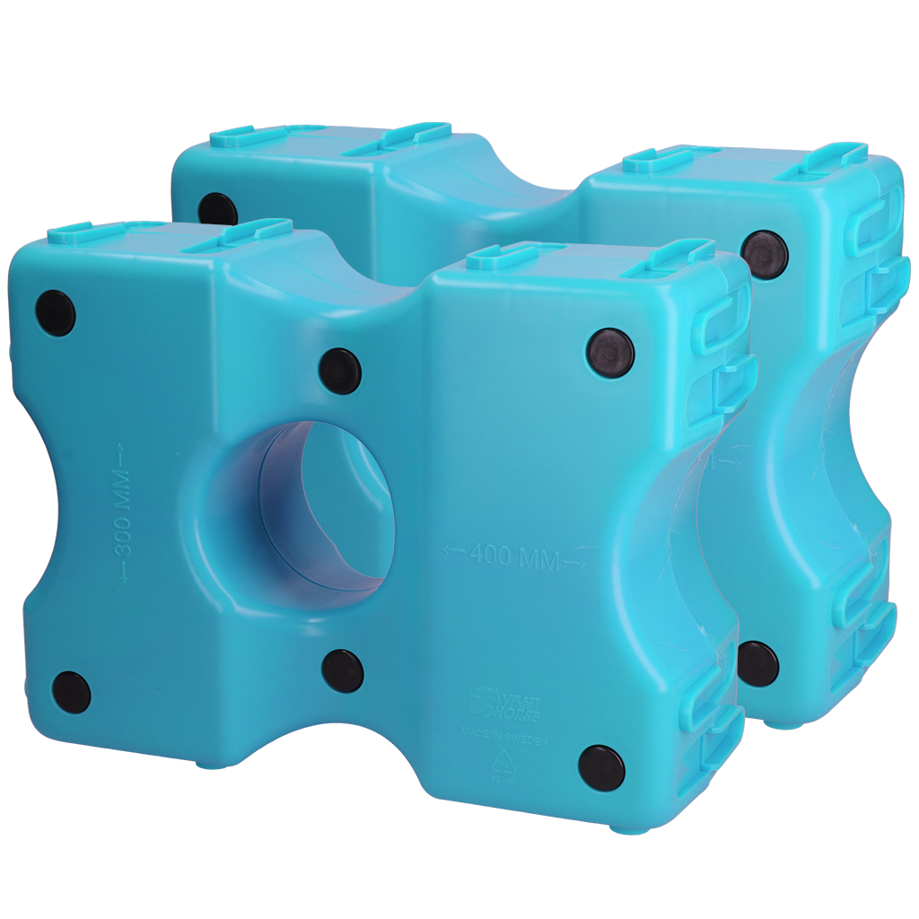 Vplast Cavaletti Obstacle Blocks 2 st Blue