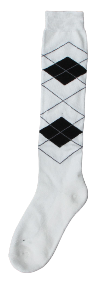 Riding sock RE b.white/black 43-46