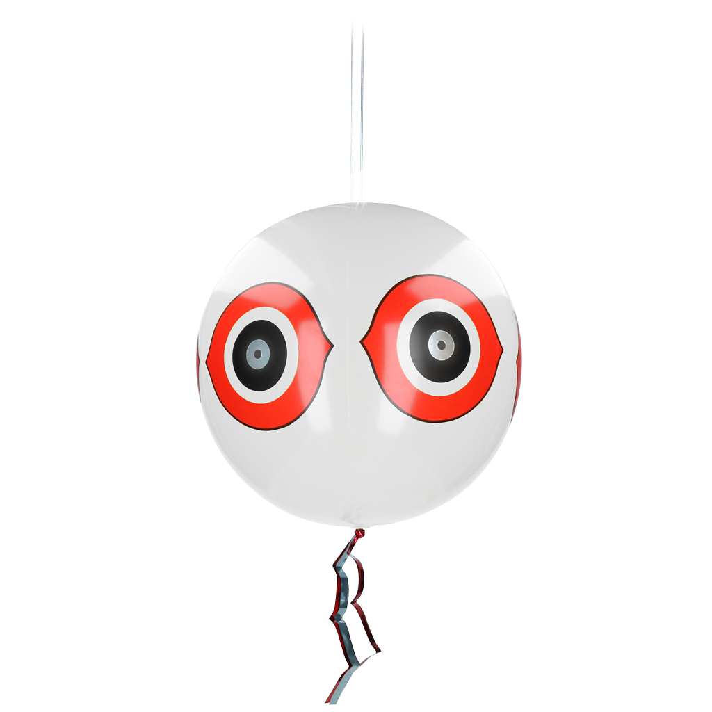 Knock Pest Scare balloon White