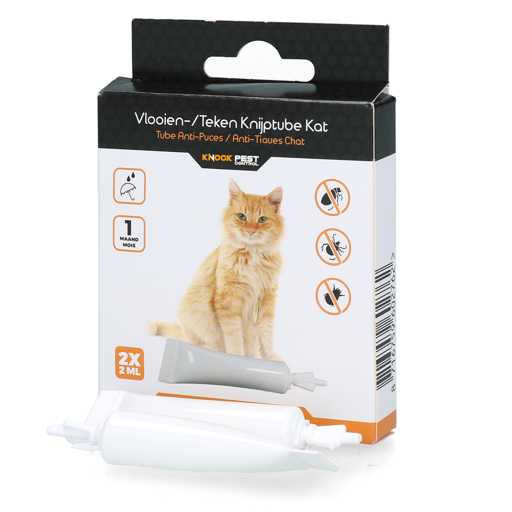 Knock Pest flea/tick squeeze tube cat UK/DE