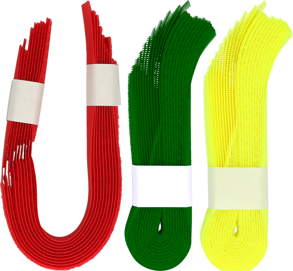 Legband with Velcro fastener, yellow Green