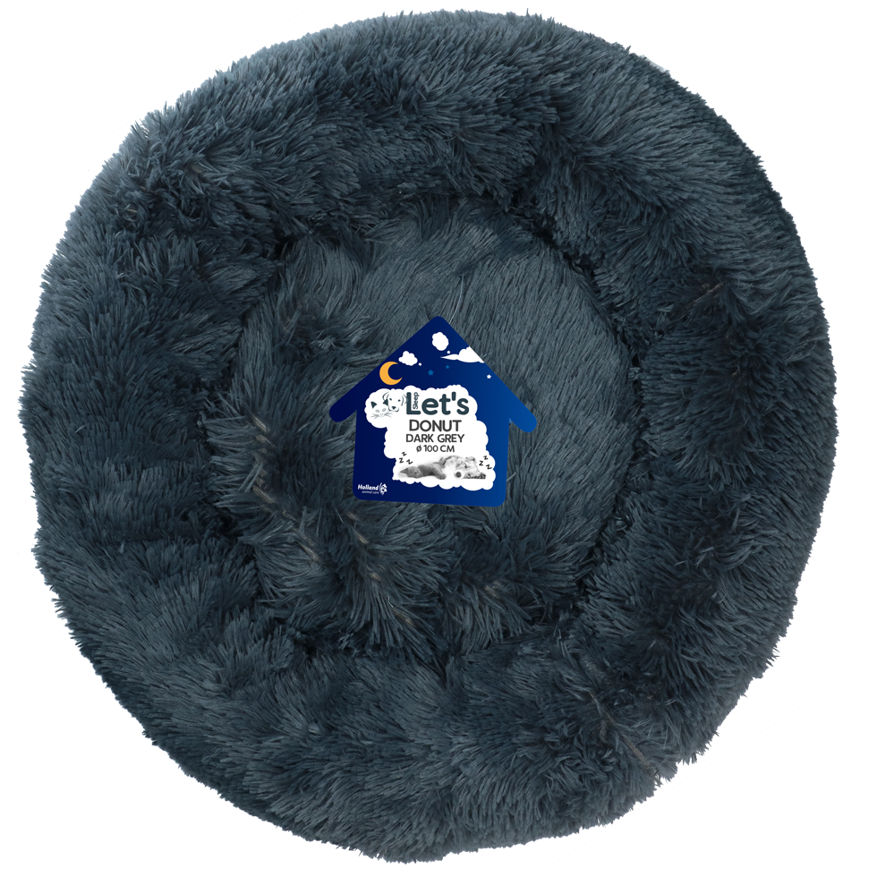 Let's Sleep Donut Dark grey XXL