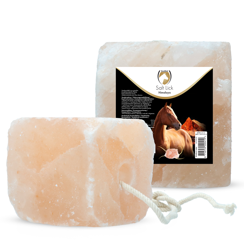 Excellent Horse Salt Lick Himalaya 2-3 kg (With rope)