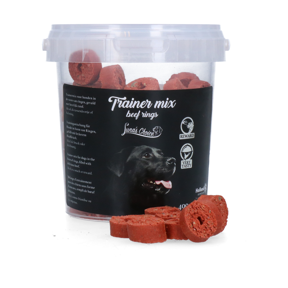 Luna's Choice Trainer Mix Beef rings
