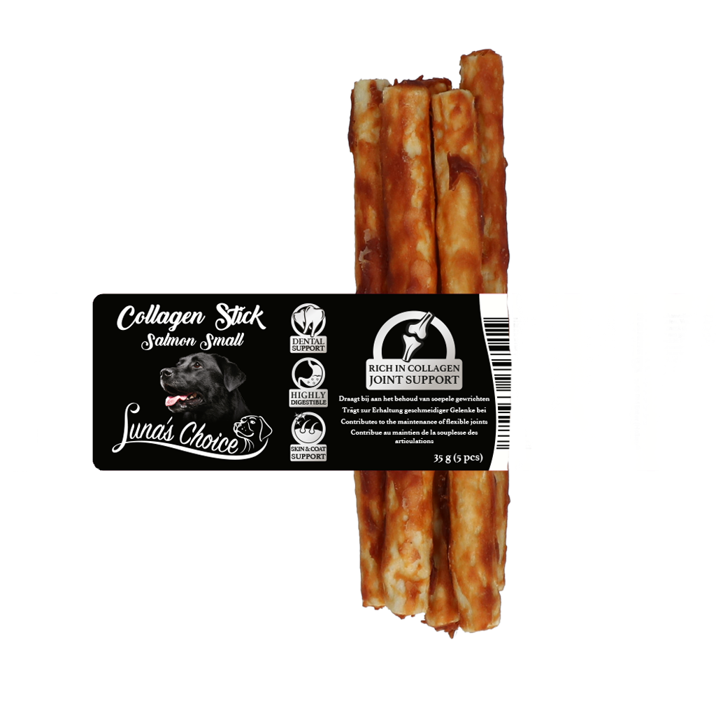 Luna's Choice Collagen Chews Stick Salmon S