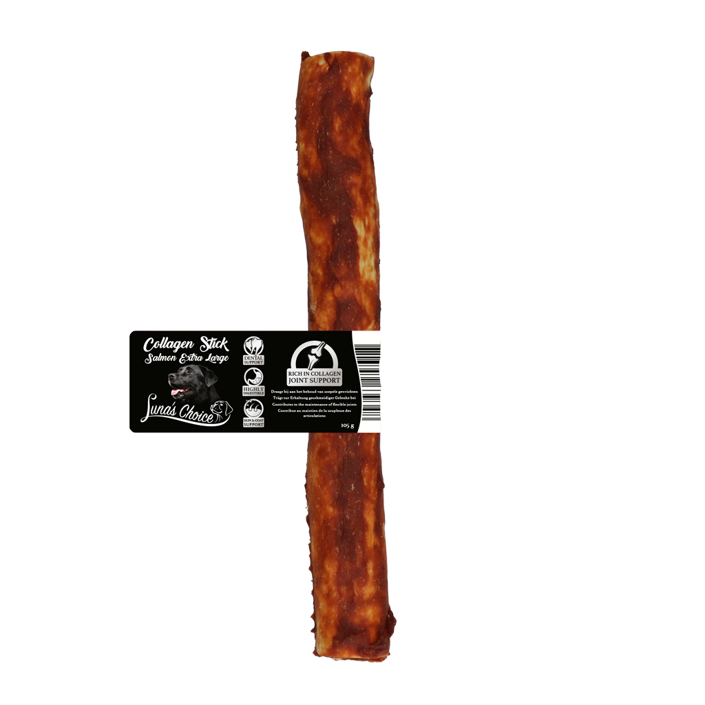 Luna's Choice Collagen Chews Stick Salmon XL