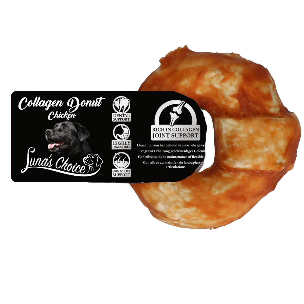 Luna's Choice Collagen Chews Donut Chicken