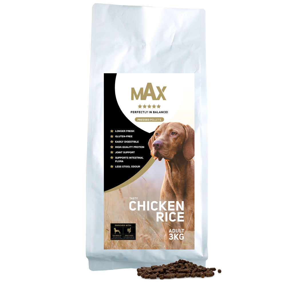Max Adult Pressed Kibble Chicken & Rice 3 kg