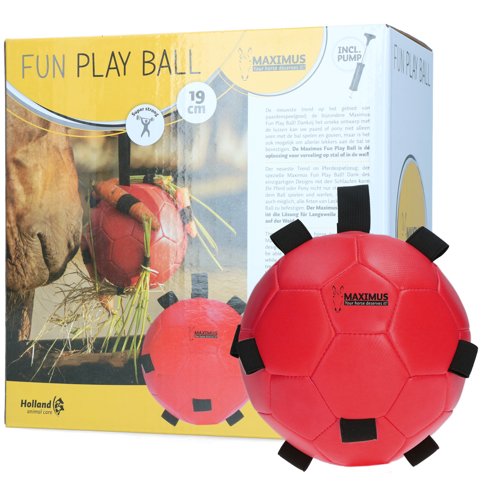 Excellent Horse Fun Play Ball Red