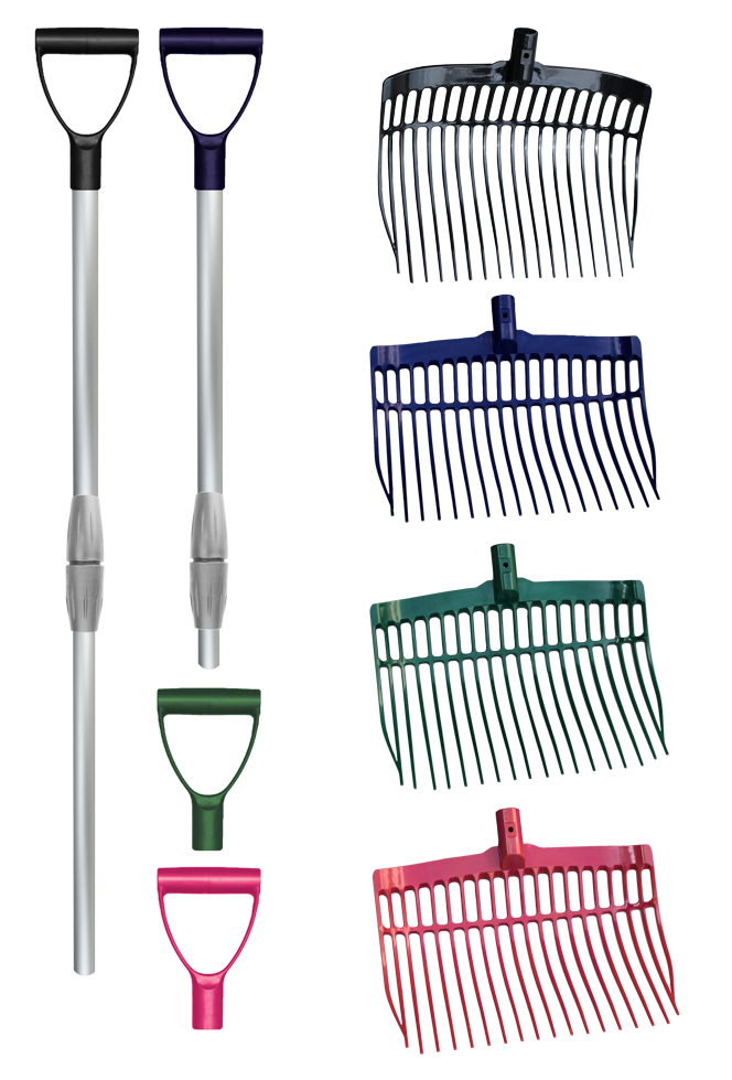 Shaving fork with handle Pink