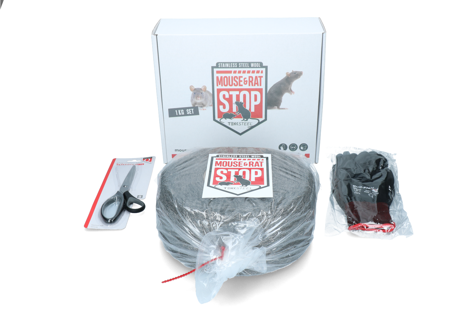 Mouse & Rat Stop Stainless Steel Wool 1 kg Set
