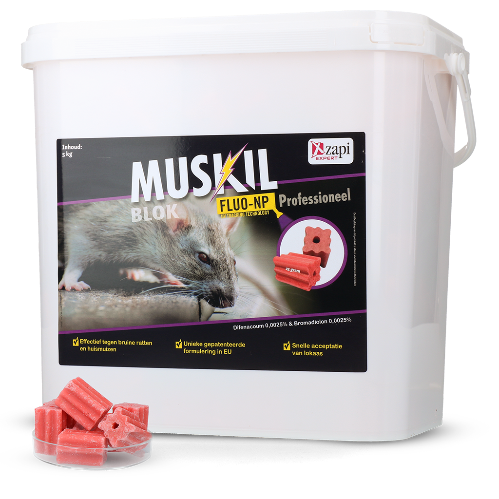 Muskil Blok Fluo-NP 5 kg