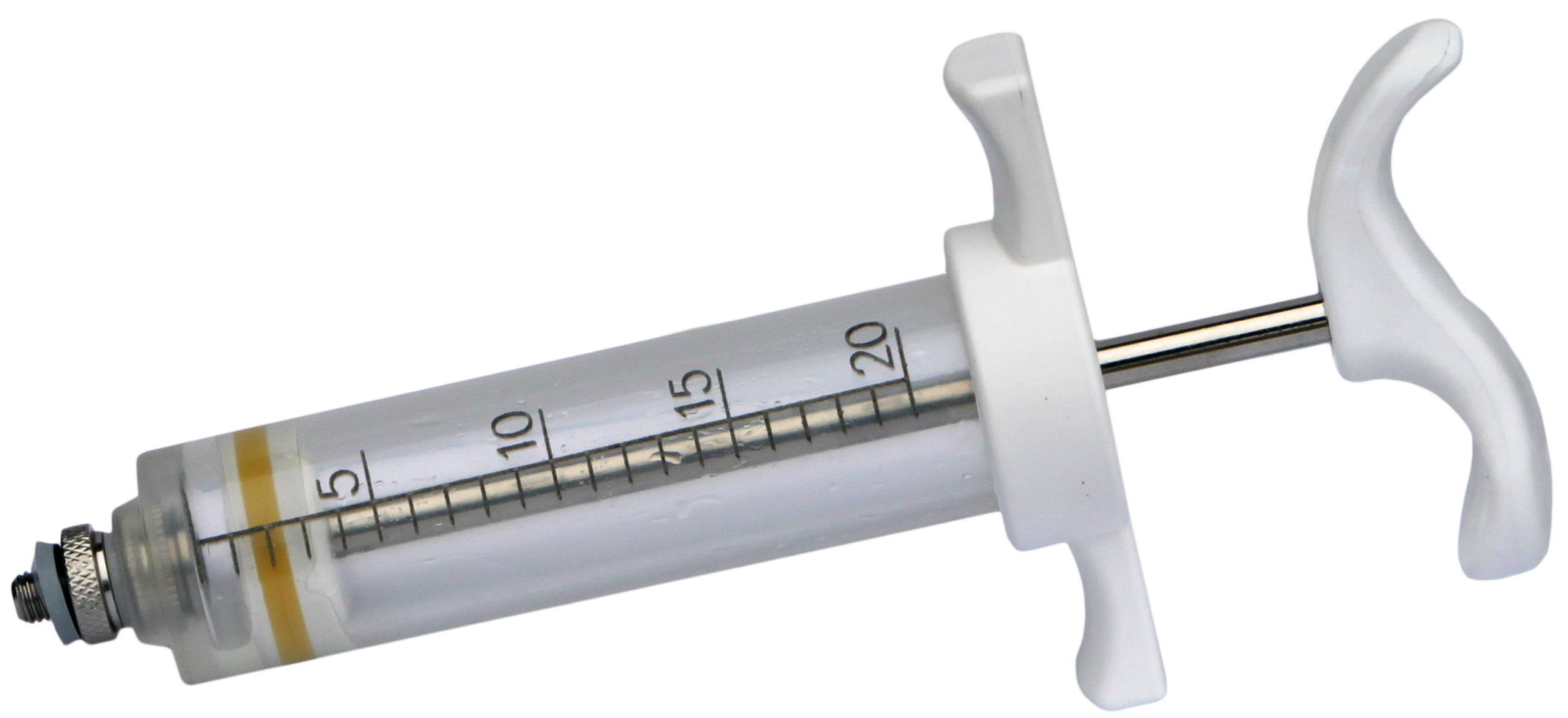 Nylon syringe 5ml threaded 20 ml