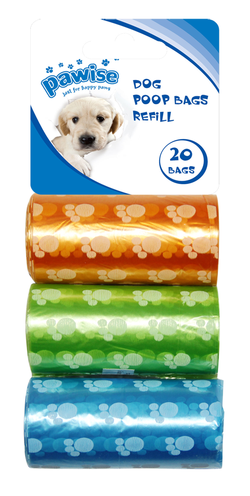 Pawise Refill Poop Bag 3-Pack