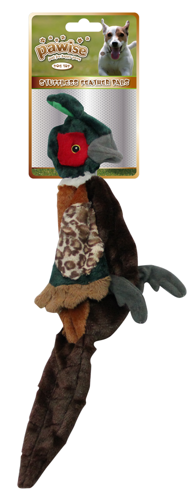 Pawise Stuffless Feather Pals Pheasant S