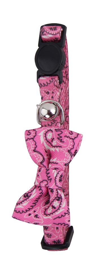 Pawise Cat Collar With Bowknot Pink
