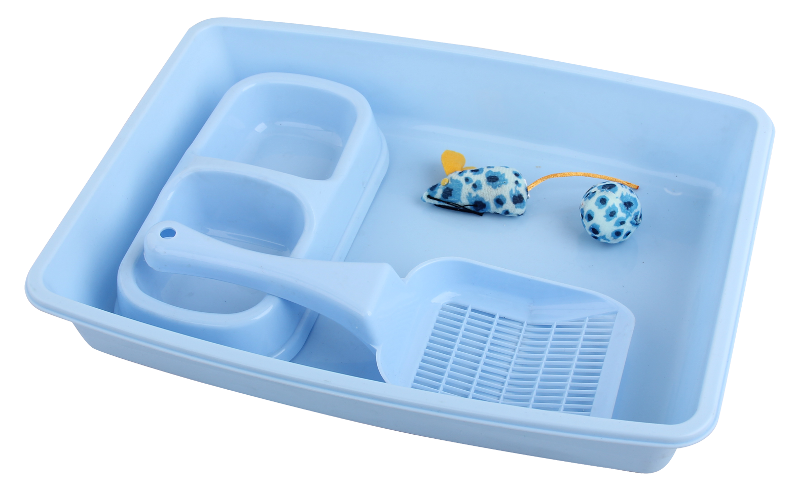 Pawise Kitten Starter Set Blue